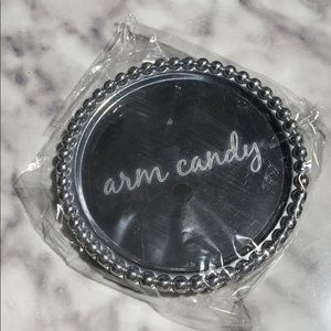 NWT Silver “Arm Candy” Trinket Tray